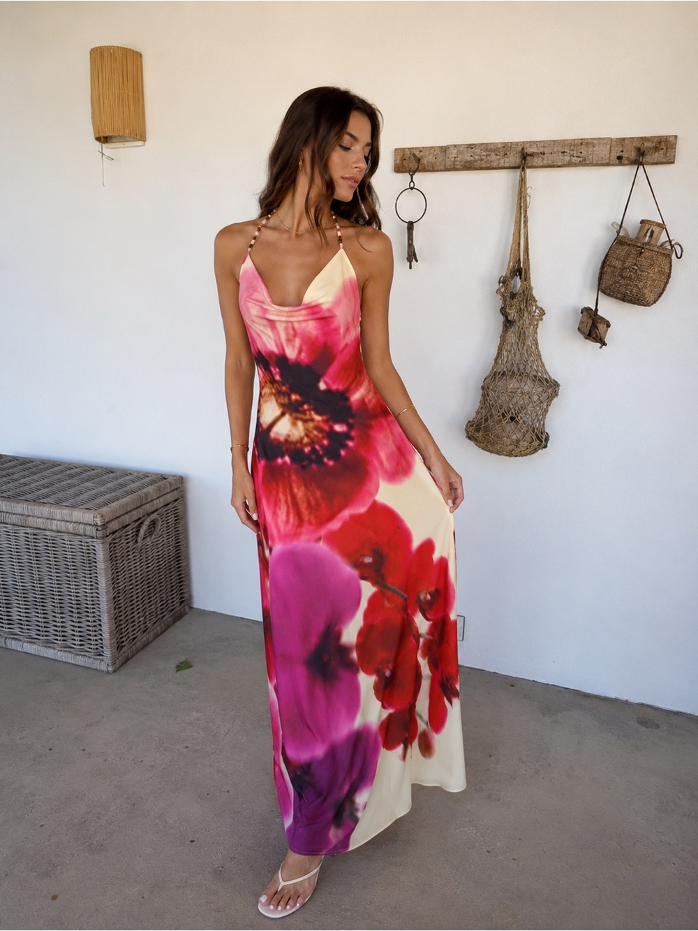 Peppermayo Morning Crush Cowl Dress NWT